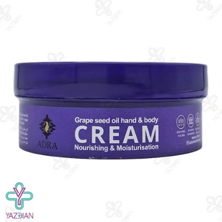 کرم مرطوب کننده هسته انگور آدرا قوطی - 200 میلی لیتر	