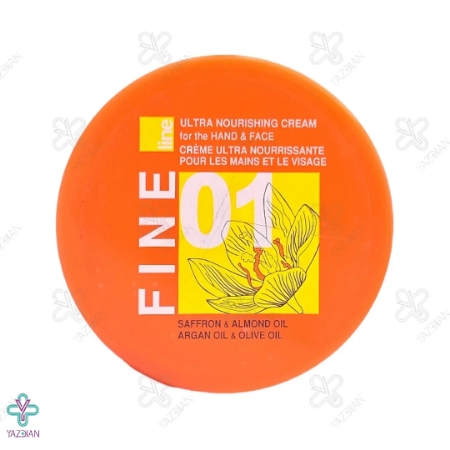 کرم مغذی زعفران دست صورت فاین لاین - 230 میلی لیتر	