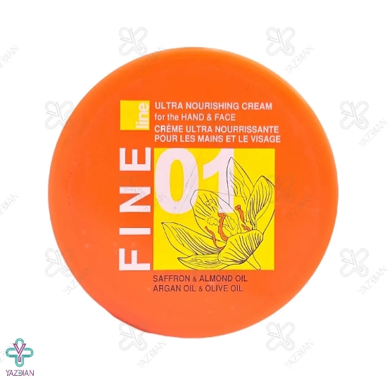 کرم مغذی زعفران دست صورت فاین لاین - 230 میلی لیتر	
