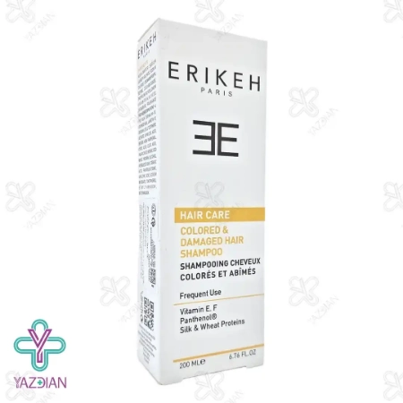 شامپو موهای رنگ شده و آسیب دیده اریکه - 200 میلی لیتر	