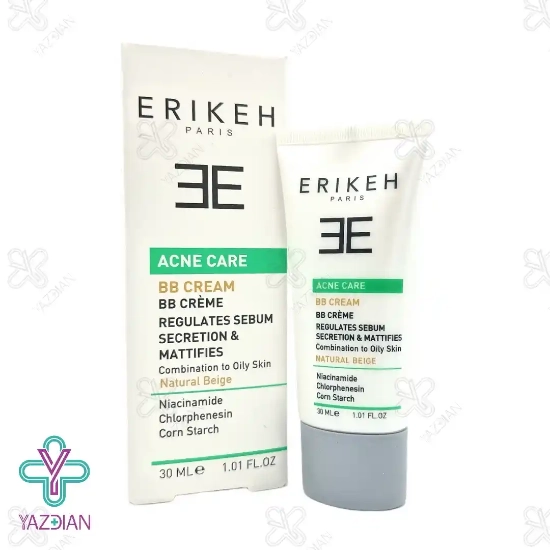 بی بی کرم ضدآکنه پوست چرب تا مختلط اریکه بژ طبیعی - 30 میلی لیتر
