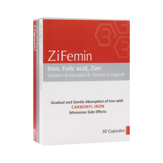 کپسول کم خونی زیفمین روژین - 30 عددی