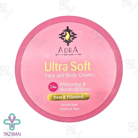 کرم مرطوب کننده گل رز آدرا قوطی - 200 میلی لیتر	