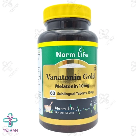 قرص آرامبخش ملاتونین واناتونین گلد 10 میلی گرم نورم لایف - 60 عددی