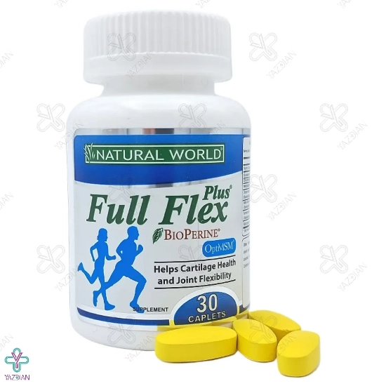 کپسول مفاصل گلوکزامین کندروتین فول فلکس پلاس نچرال ورد - 30 عددی