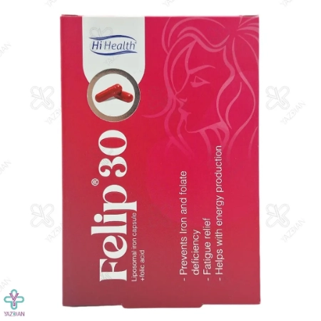 کپسول آهن فلیپ 30 های هلث - 30 عددی