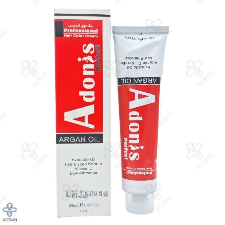 رنگ مو شماره N1 آدونیس - مشکی - 125 میلی لیتر