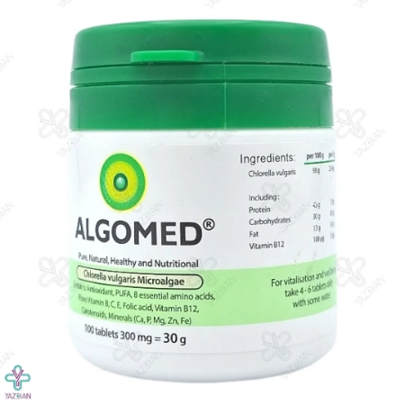  قرص آلگومد Algomed جلبک دریایی - 100 عددی