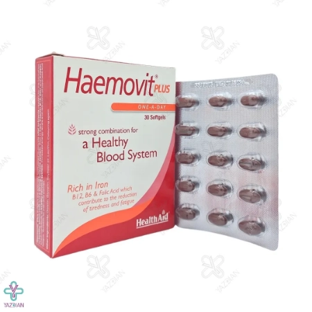 کپسول آهن هموویت پلاس هلث اید - 30 عددی
