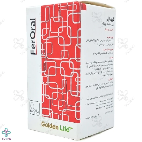 قرص آهن فرورال گلدن لایف - 30 عددی 