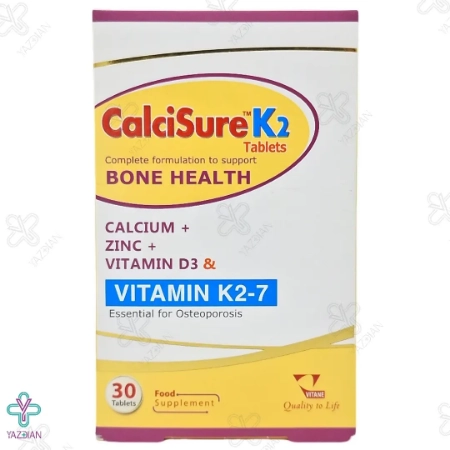 قرص کلسیم منیزیم زینک کلسی شور کا2 ویتان - 30 عددی