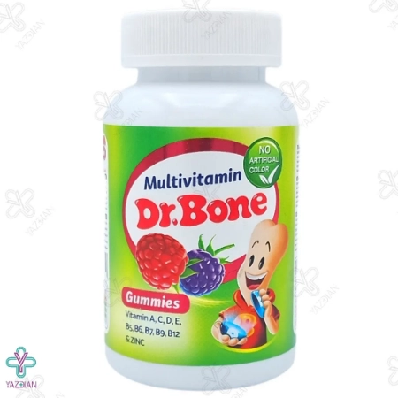 پاستیل مولتی ویتامین کودکان دکتر بن با طعم تمشک - 100 گرم