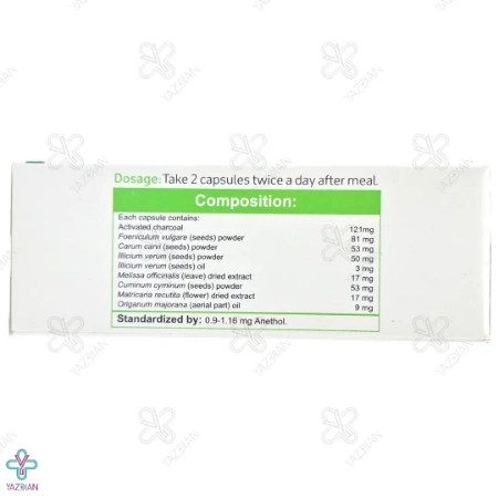 کپسول کربوگل گل دارو - 30 عددی	