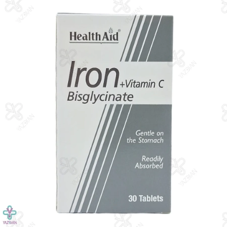 قرص آهن با ویتامین ث هلث اید - 30 عددی