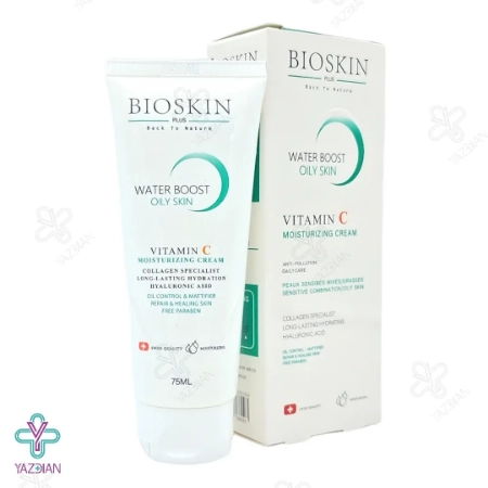 کرم مرطوب کننده و آبرسان پوست چرب بایو اسکین - 75 میلی لیتر