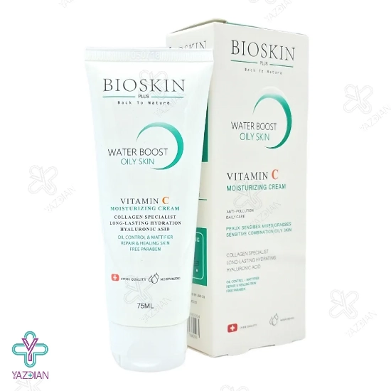 کرم مرطوب کننده و آبرسان پوست چرب بایو اسکین - 75 میلی لیتر