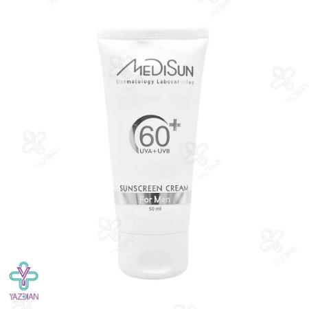 کرم ضد آفتاب آقایان SPF 60 مدیسان - بی رنگ