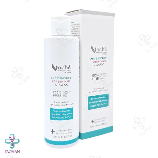 شامپو ضد شوره موهای خشک وچه - 250 میلی لیتر