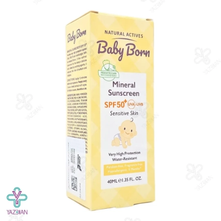 کرم ضد آفتاب کودکان SPF50 بیبی برن - 40 میلی لیتر