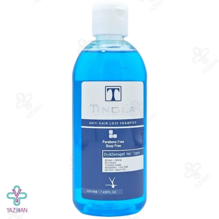شامپو تقویت کننده موهای خشک و آسیب دیده تینولا - 220 میلی لیتر