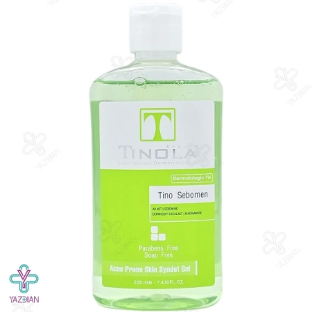 ژل شستشوی غیر صابونی پوست چرب و جوشدار تینولا - 220 میلی لیتر