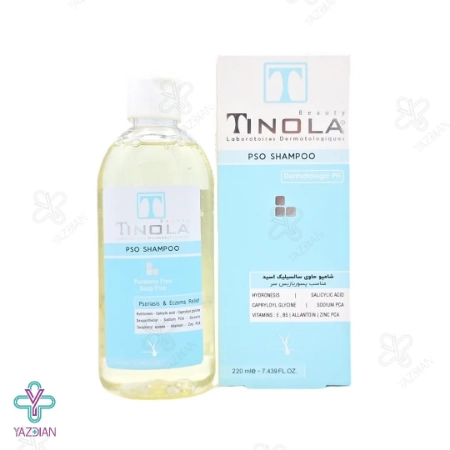 شامپو پسوریازیس تینولا حاوی سالیسیلیک اسید - 220 میلی لیتر