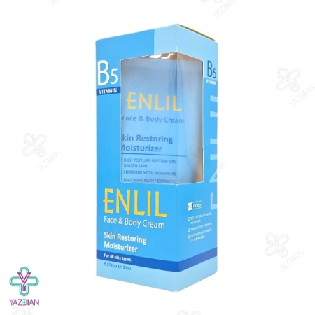 کرم آبرسان صورت و بدن ویتامین B5 انلیل - 150 میلی لیتر