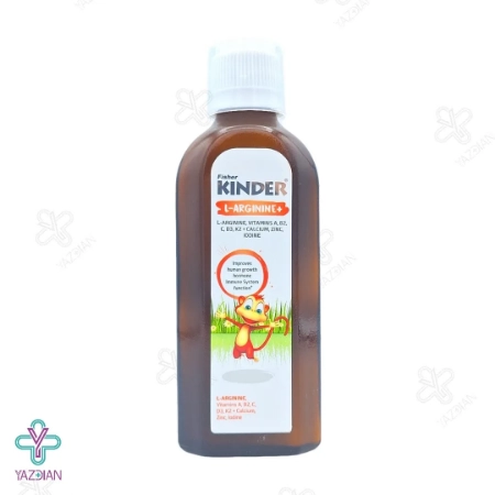 شربت تقویت رشد کودکان ال آرژنین پلاس فیشر کیندر - 200 میلی لیتر	