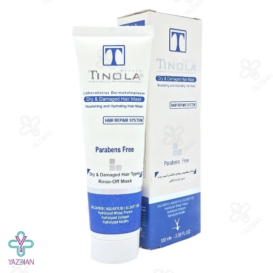 ماسک مو ترمیم کننده موهای خشک و آسیب دیده تینولا (بدون آبکشی) - 100 میلی لیتر	