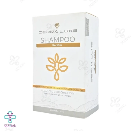 شامپو کراتین فاقد سولفات درمالوکس - 300 میلی لیتر	
