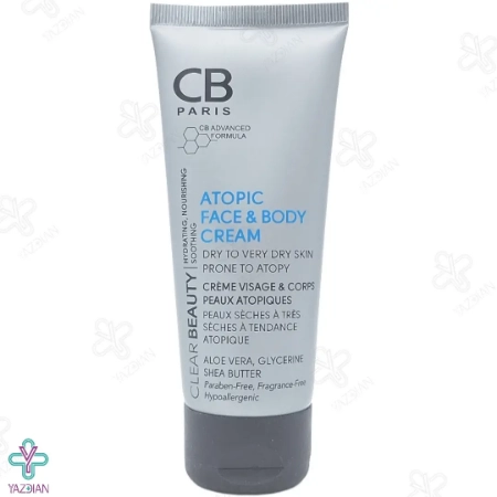 کرم مرطوب کننده صورت و بدن پوست خشک و خیلی خشک سی بی پاریس	