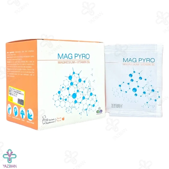 پودر منیزیم ب6 مگ پیرو دارو افشان شایگان - 30 عددی	