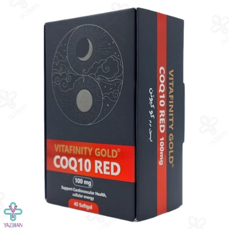 سافت ژل کوکیوتن قرمز ویتافینیتی گلد شهاب درمان - 45 عددی	
