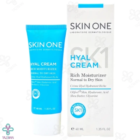 کرم مرطوب کننده هیال پوست نرمال تا خشک اسکین وان - 40 میلی لیتر	