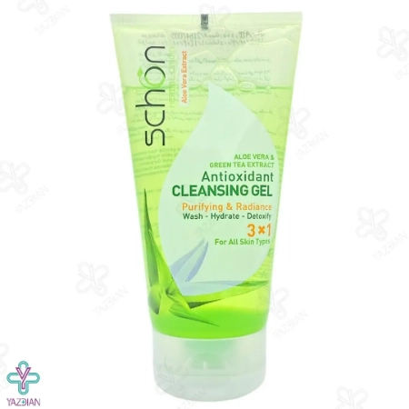 ژل شستشوی صورت آلوئه ورا و چای سبز شون مناسب انواع پوست - 150 میلی لیتر	