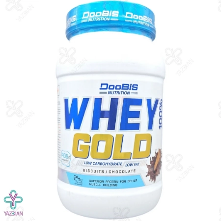 پودر وی گلد بیسکوئیت شکلات دوبیس - 908 گرم 