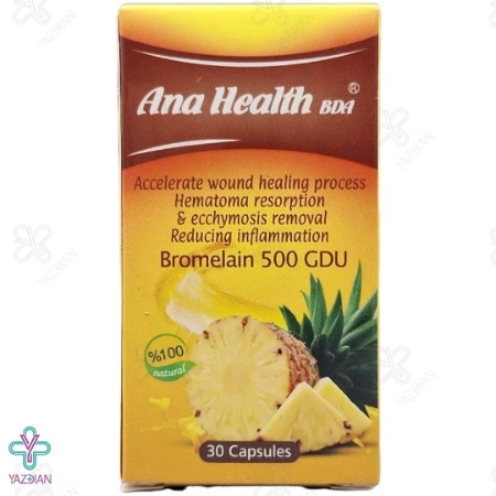 کپسول التهاب و بهبود زخم آنا هلث BDA بهتا دارو - 30 عددی 