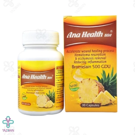 کپسول التهاب و بهبود زخم آنا هلث BDA بهتا دارو - 30 عددی 