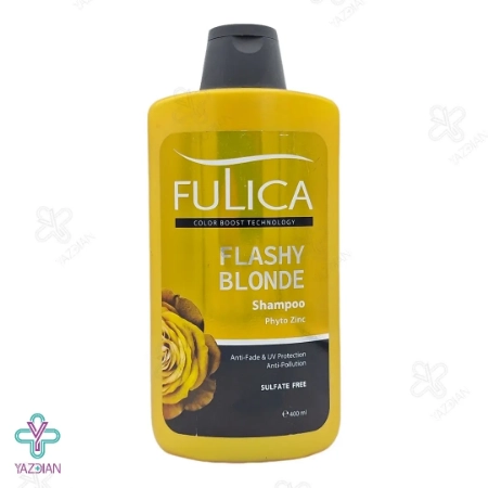 شامپو تثبیت کننده رنگ موهای بلوند فولیکا - 400 میلی لیتر	