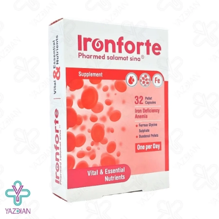 کپسول آهن آیرون فورت فارمد سلامت سینا - 32 عددی	