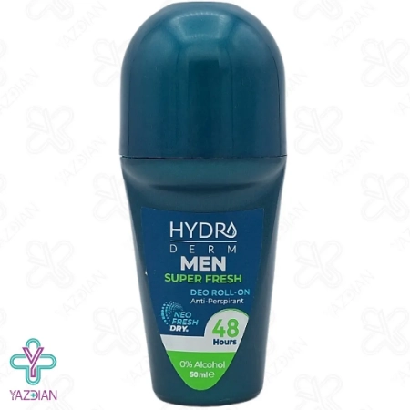 مام رول ضد تعریق مردانه سوپر فرش هیدرودرم - 50 میلی لیتر	