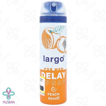 اسپری وقفه دهنده لارگو با اسانس هلو - 65 میلی لیتر	