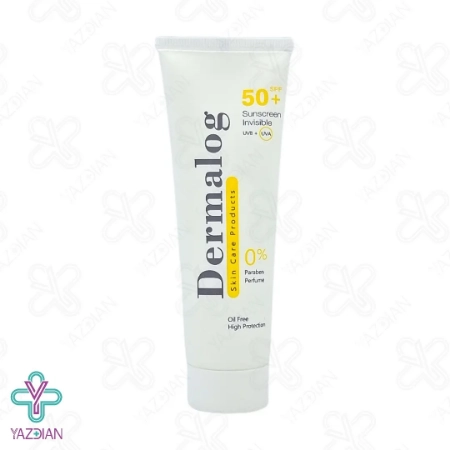کرم ضد آفتاب SPF50 فاقد چربی درمالوگ - بی رنگ	
