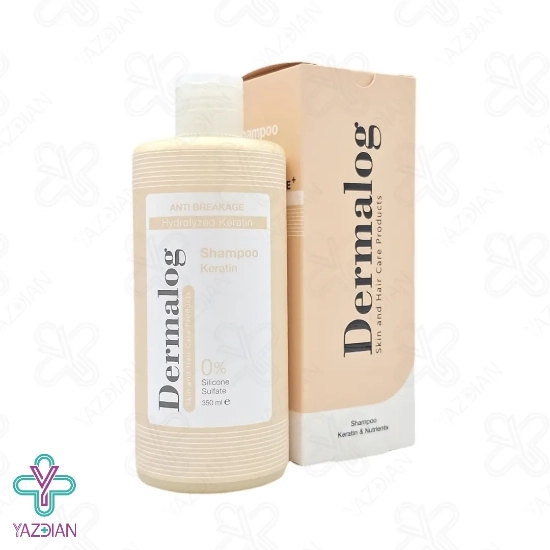 شامپو بدون سولفات کراتین درمالوگ - 350 میلی لیتر	