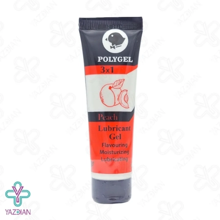 ژل لوبریکانت روان کننده و خوشبو کننده هلو پلی ژل - 85 میلی لیتر	