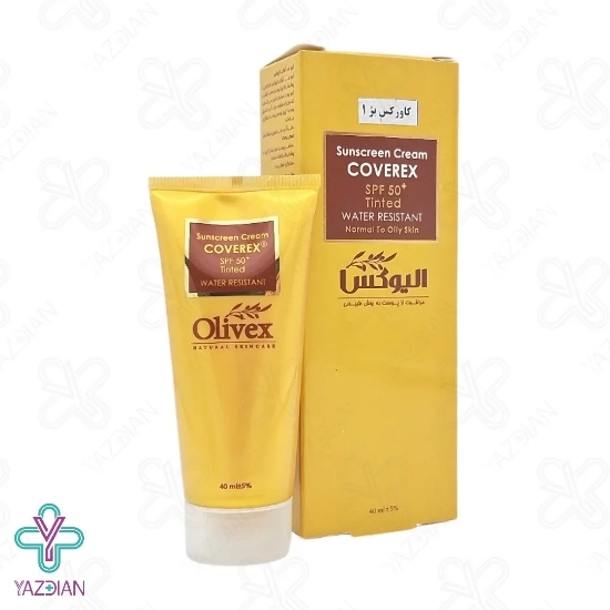 کرم ضد آفتاب SPF50 پوست چرب و معمولی الیوکس – بژ 01	