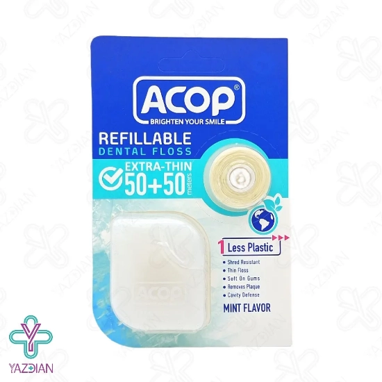 نخ دندان نعنایی آکوپ - 100 متری	