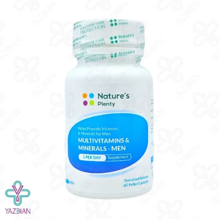 کپسول مولتی ویتامین مینرال آقایان نیچرز پلنتی - 60 عددی	