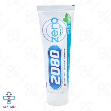 خمیر دندان بدون فلوراید زیرو 2080 مناسب کامپوزیت - 100 گرم	