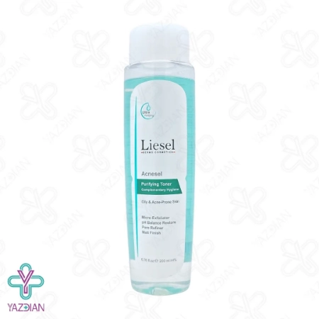 تونر پاک کننده صورت پوست چرب آکنه سل لایسل - 200 میلی لیتر	